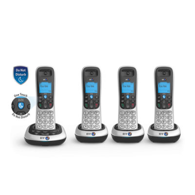 BT 2600 Cordless Telephone with Answering Machine &ndash; Quad